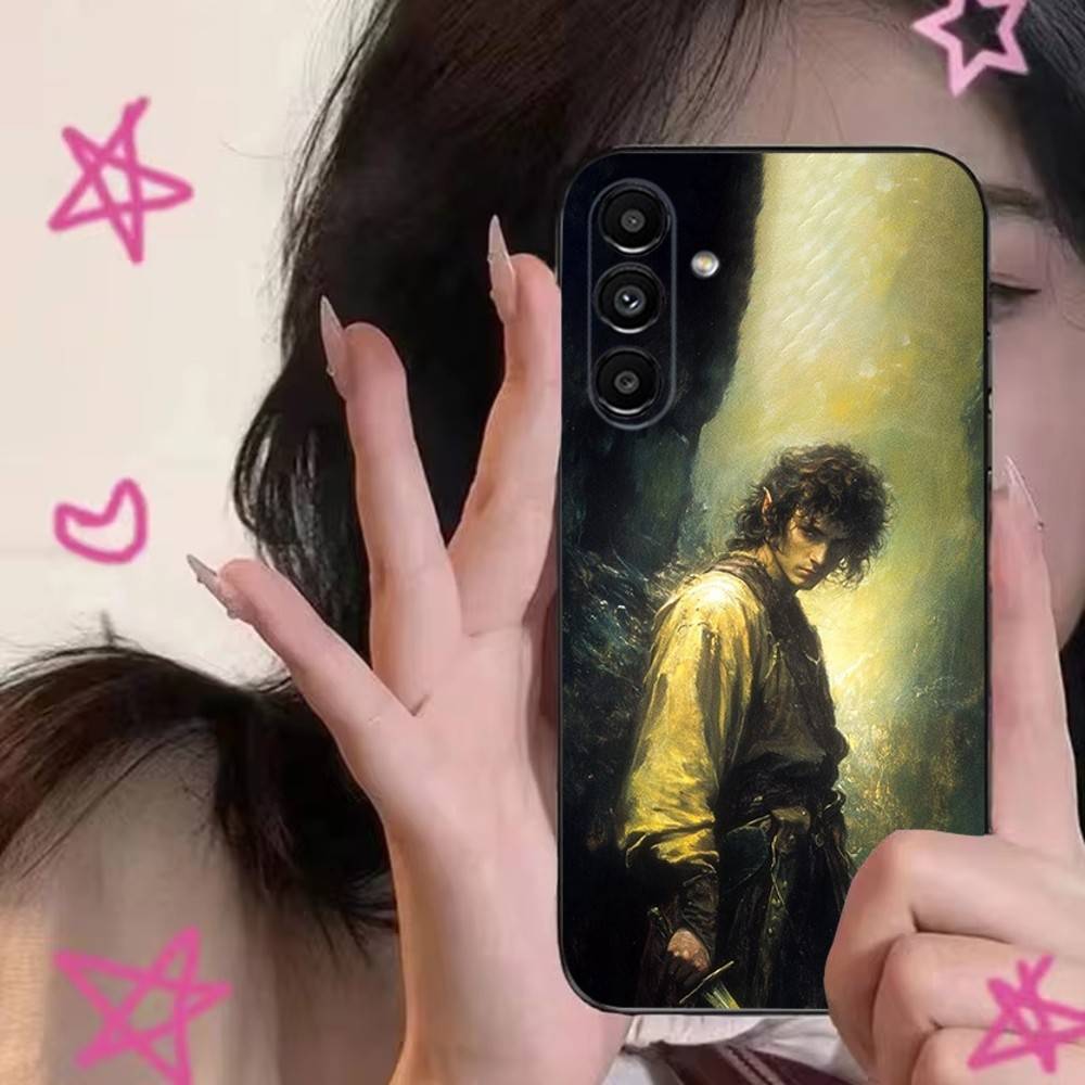 L-Lord of the R-Rings Gollum Phone Case For Samsung S24,S21,S22,S23,S30,Ultra,S20,Plus,Fe,Lite,Note,10,9,5G Black Soft Cover