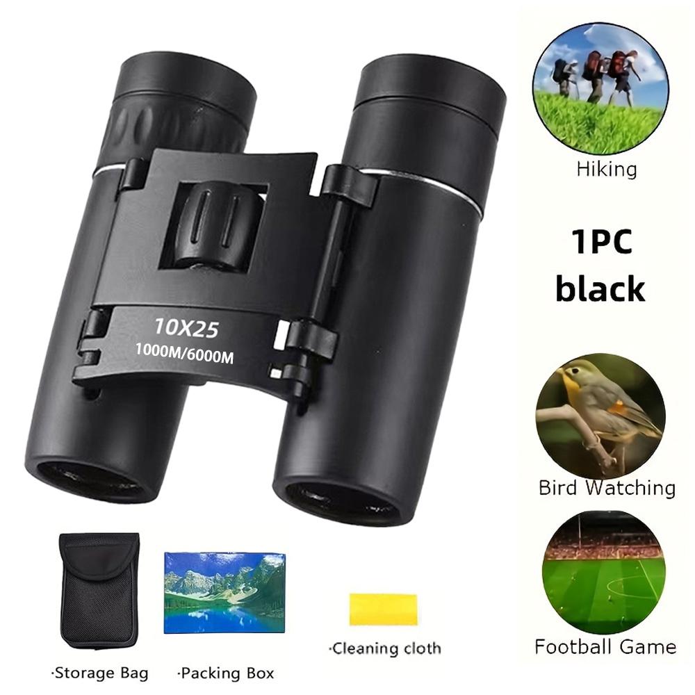 

10X25 Small Binoculars with Clear Vision, Pocket Binoculars Compact for Adults Theater Concert Opera Travel Bird Watching