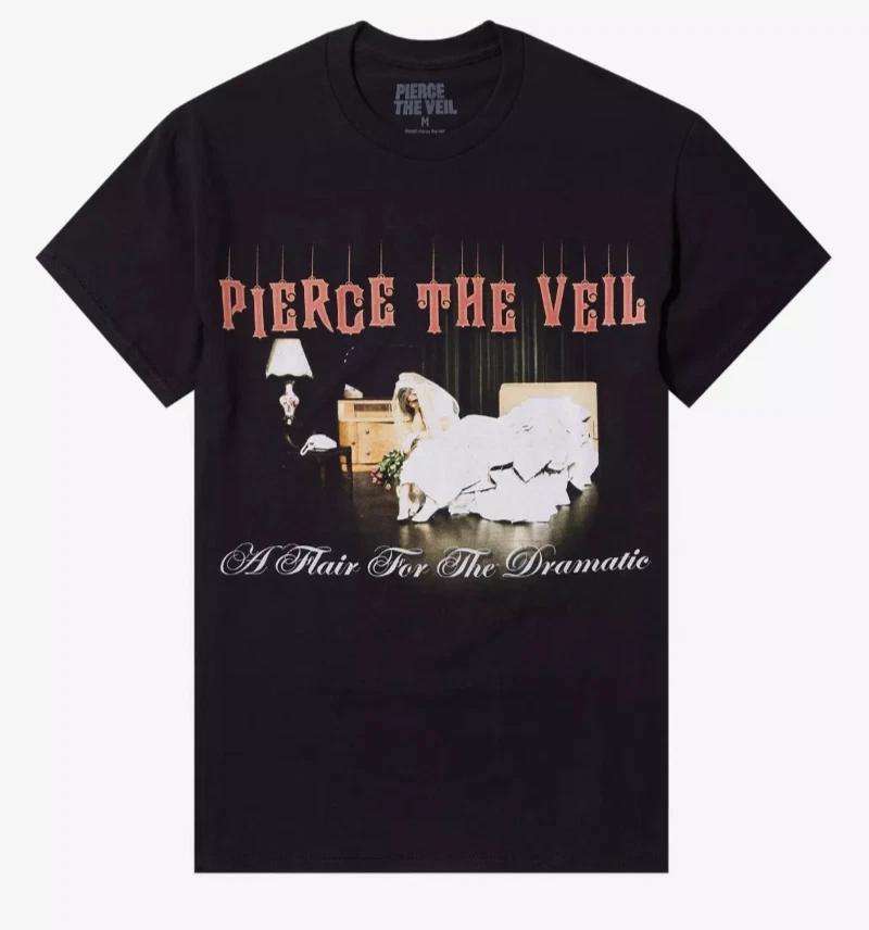 

PIERCE THE VEIL Flair For The Dramatic Official Band T-Shirt LARGE NEW XL