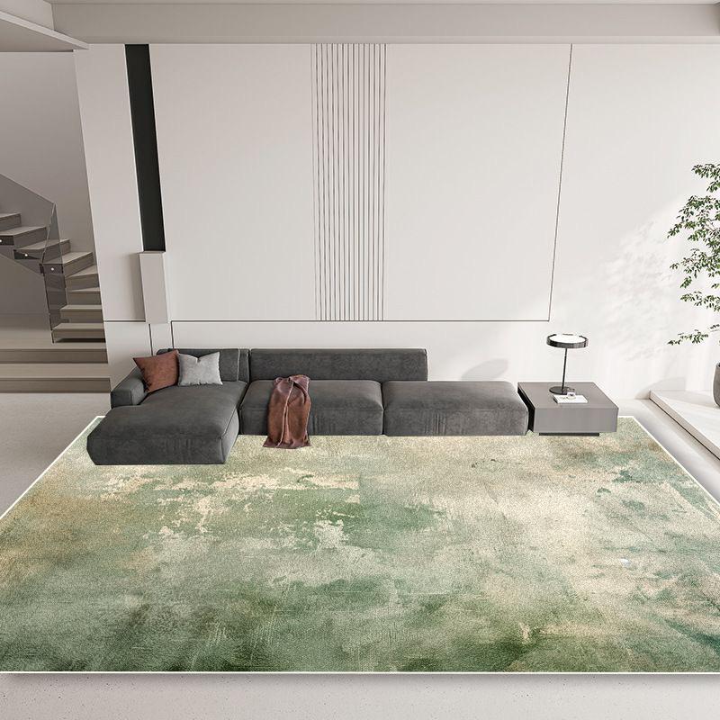 Light Green Carpet Living Room Soft Anti-slip Design Large Area Rugs American Style Decoration Bedroom Lounge Floor Mat Washable
