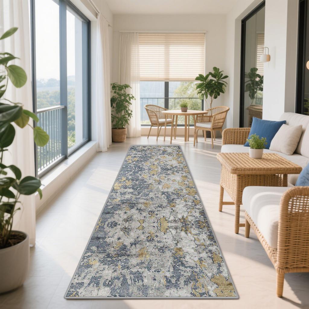 Nordic Abstract Easy Clean Balcony Aisle Carpet Decoration Home Antiskid Long Corridor Runner Rug Living Room Lint-free Foot Mat