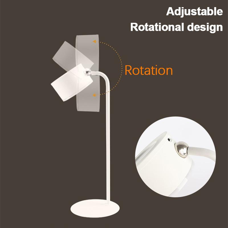 Charging Touch LED Table Lamps Double Sided Circular Iuminous Atmosphere Magnetic Wall Light Three Color Dimming Table Lamp