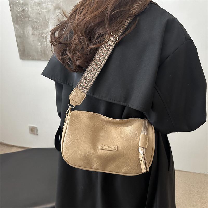 Trendy Pillow Bag For Women In Black Khaki And Brown Stylish Soft Pu Material
