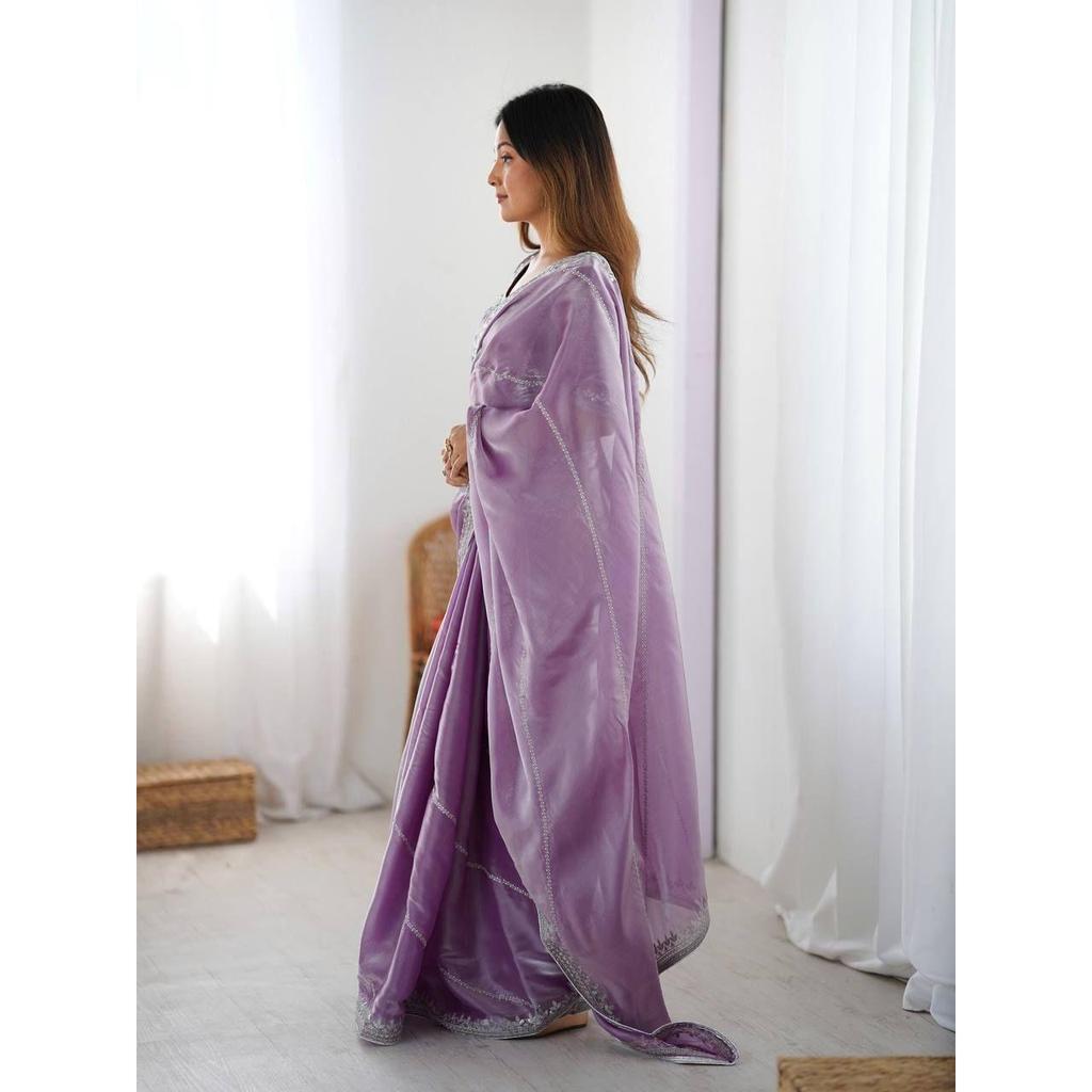Elevate Your Ethnic Wardrobe with This Stunning Designer Saree That Blends Richness with Graceful Charm!
