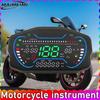 Motorcycle Dashboard Speedometer Universal GPS Speed Meter RPM Meter Green LED Digital Odometer Electric Gauge