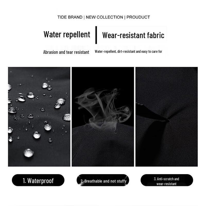 VANCAMEL Men's American Style Lapel Workwear Jacket