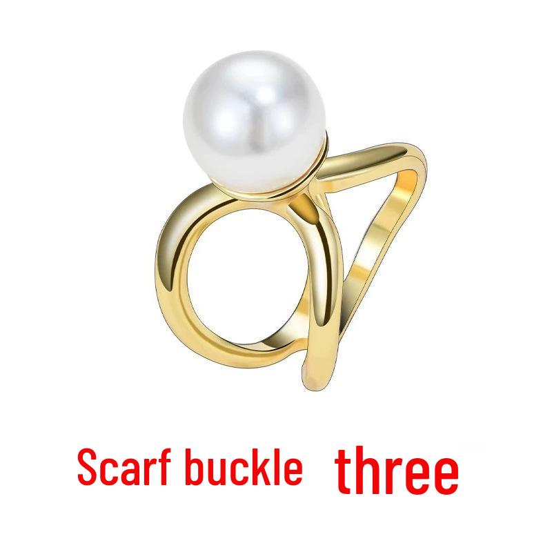 Blue Silk Retro Women's Scarf for Spring & Autumn