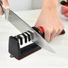 4-Stage Multifunctional Tungsten Steel Knife Sharpener Quick Stainless Steel Manual Tool for Kitchen