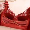 Adjustable Lingerie for Women Slim Gathered Bra Cinched Accessory Breast Anti Sagging Top Support Bra