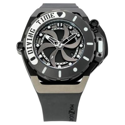 RIM Scuba Black Reversible Twin Dial Automatik SUB02-BKCG9 100M Herrenuhr
