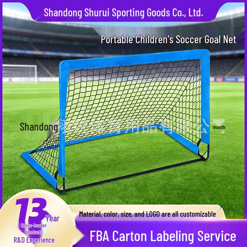 Портативная бе узловая сетка для футбольных ворот для детей - Для использования на тренировках в помещении/на улице