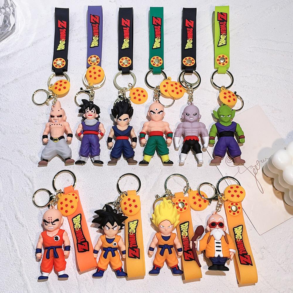 Adorable Dragon Ball Keychain Anime Car Bag Charm Silicone Birthday Gift