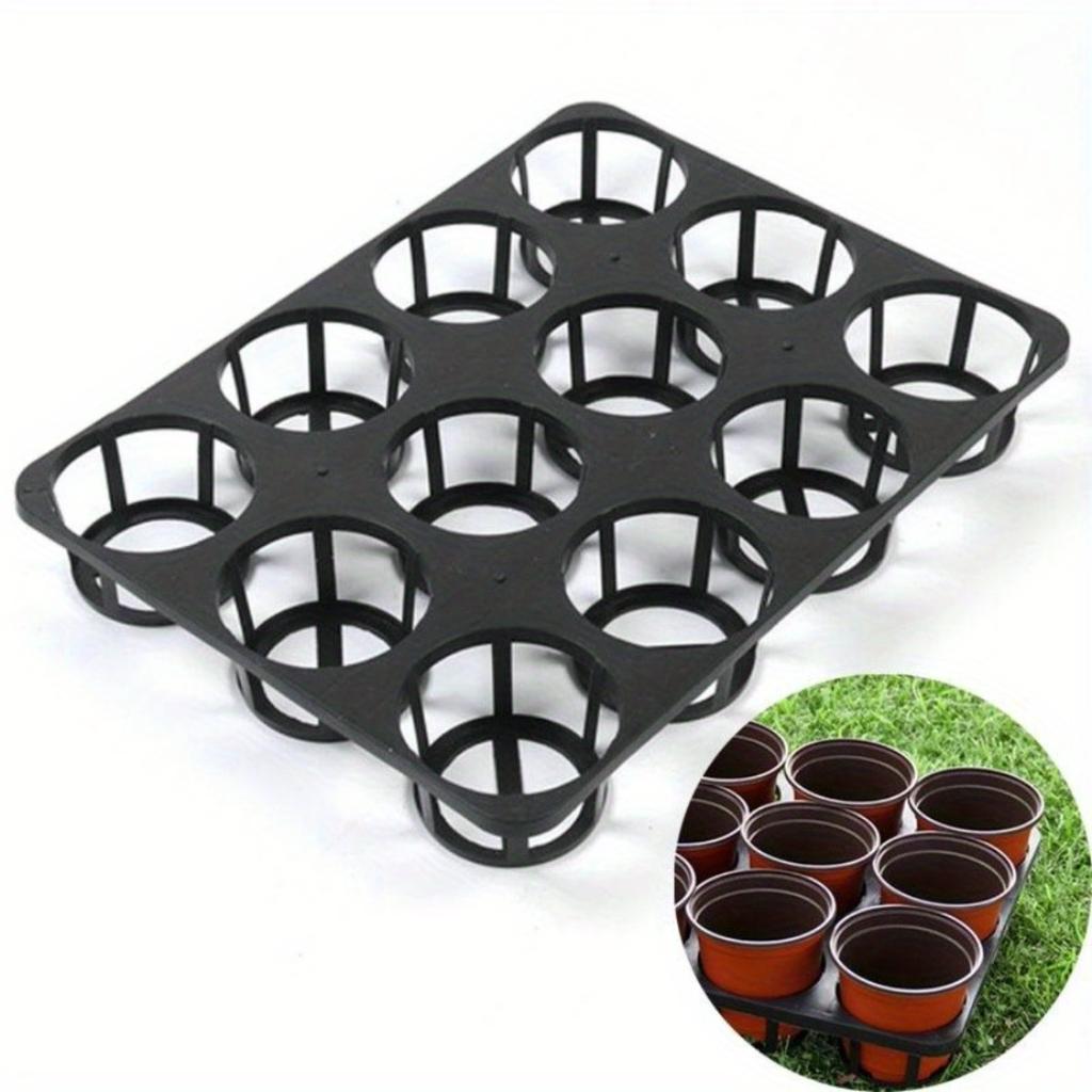 1PC Growing Seedling Hole Tray Phalaenopsis Tray 12-hole Flower Seedling Pot Bracket