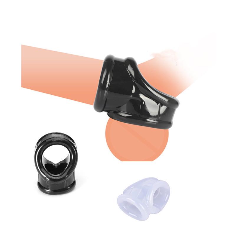 Men's Cock Ring & Scrotum Restraint Penis Sleeve - Adult Erotic Product