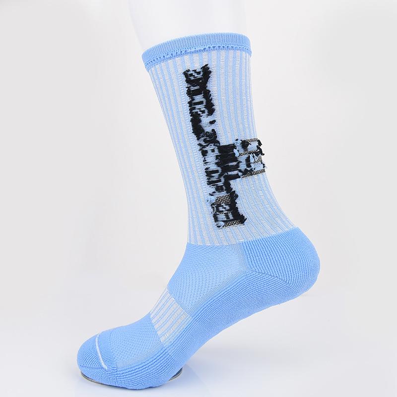 Anti-Slip Football & Trampoline Sports Socks, Terry Thickened for Professional Competition & Training