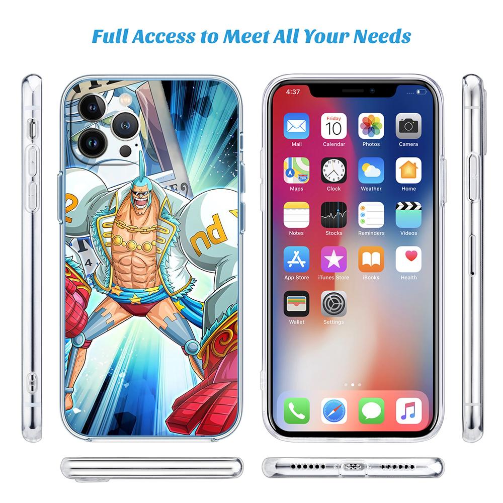 Anime One Piece Soft Shell Transparent Phone Case for Motorola Moto Edge 20 30 40 50 S30 Fusion Ultra Pro Neo Lite + G200 G23