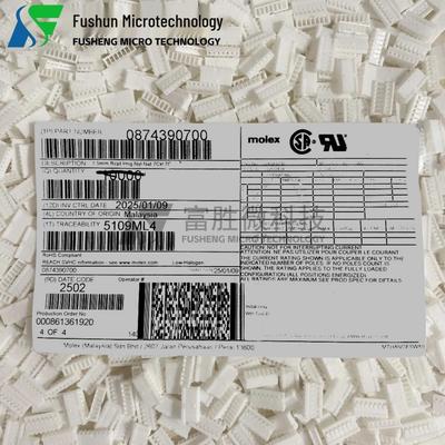 Original Molex 87439-0700 7P Connector Housing - In Stock, Min. Order: 1 Piece
