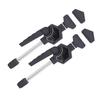 2PCS Clamping Elements Black Ergonomic Handle Adjustable Labor Saving Woodworking Quick Clamps for