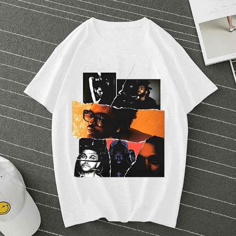

Футболка с принтом The Weeknd Женская Харадзюку Короткий рукав Повседневная Женская Футболка Одежда Уличные Топы Футболки Эстетичная Одежда S