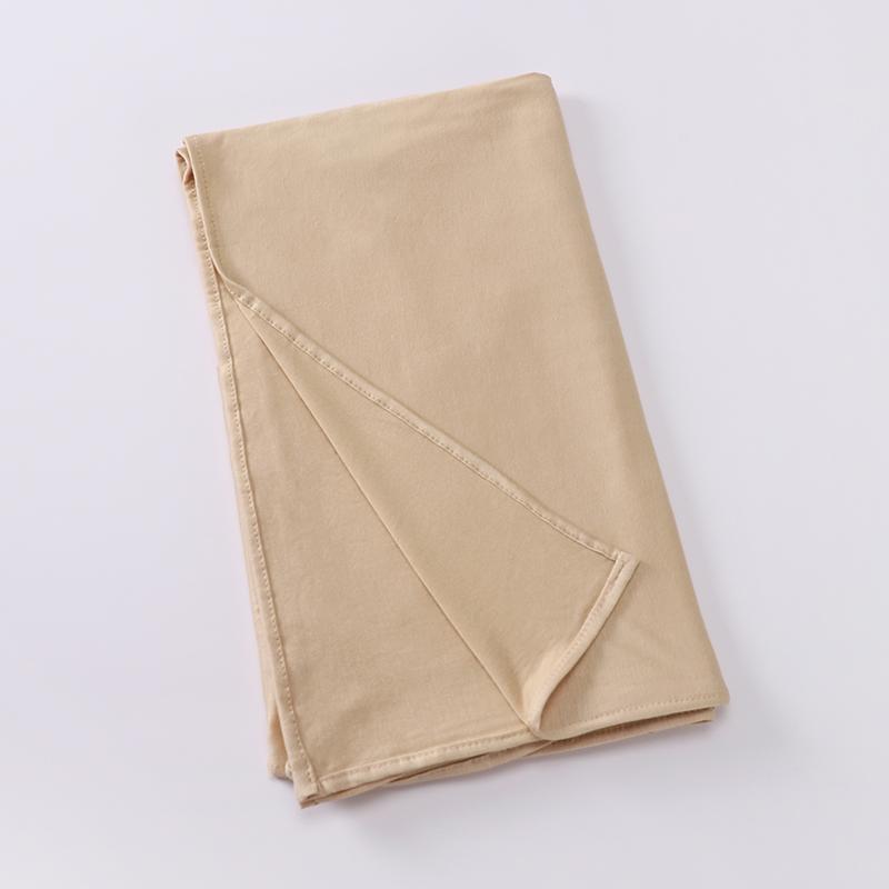 Jersey Scarf Stretchy Hijab Plain Head Scarves  Women Cotton Headwrap Shawl