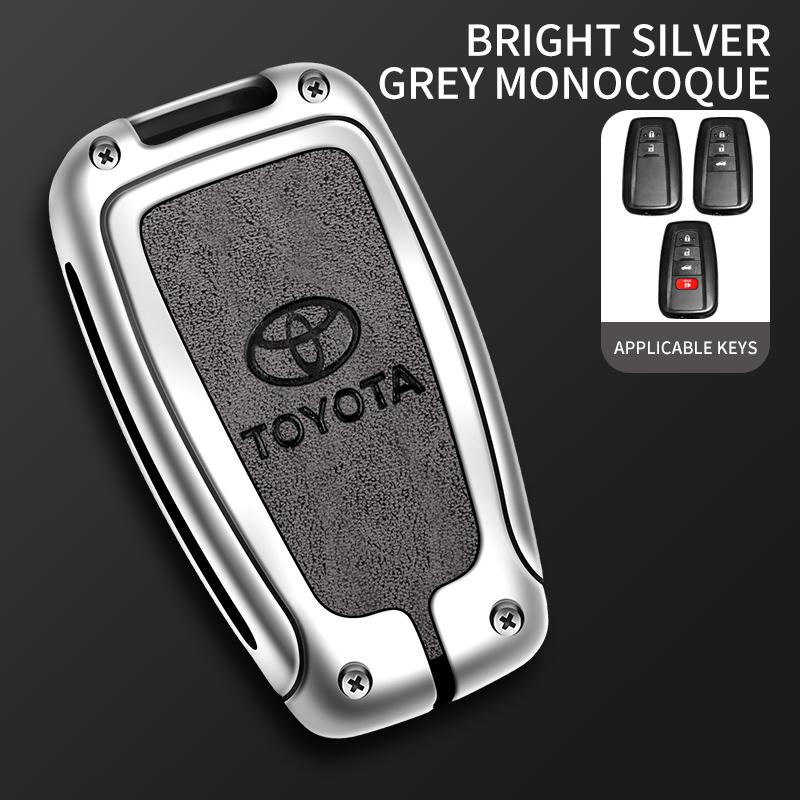 Car Remote Key Cover Case Holder Shell For Toyota CHR Prado 2017 2018 Prius Camry Corolla RAV4 2017 2018 2019 2020 Accessories C