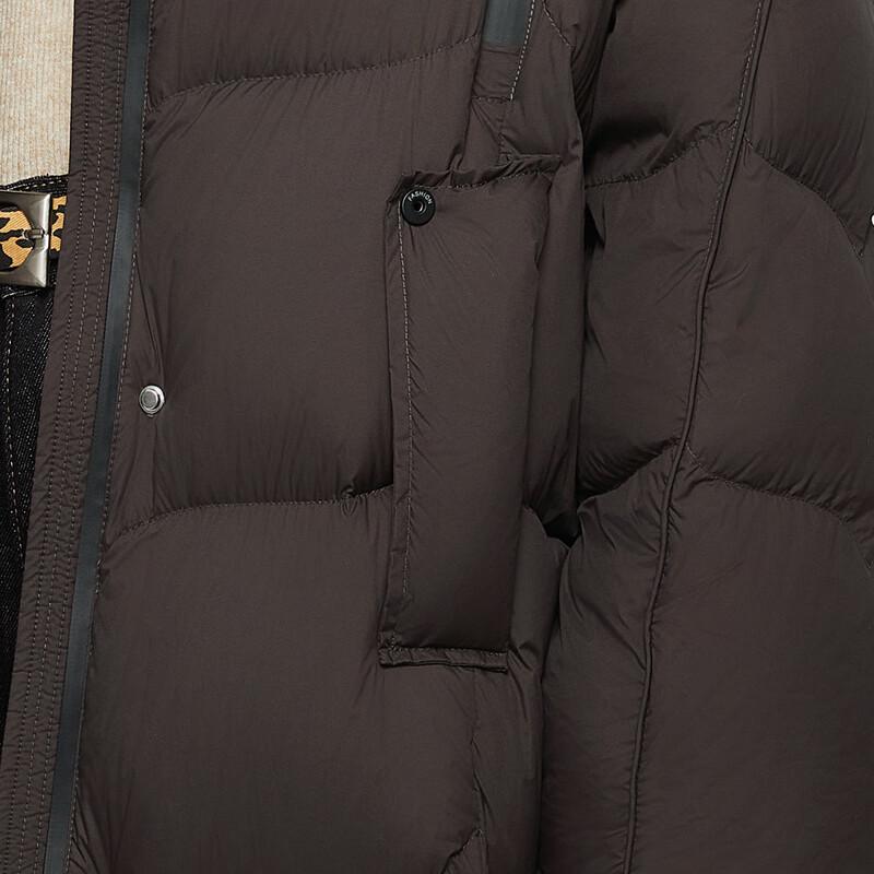 Shetu Women's Loose Long Hooded Down Jacket