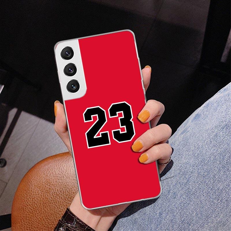 Basketball 23 24 8 Number Phnoe Case for Samsung Galaxy S26 S25 Edge S23 S24 Ultra S22 Plus S21 S20 FE Unique Cover Soft Coque G