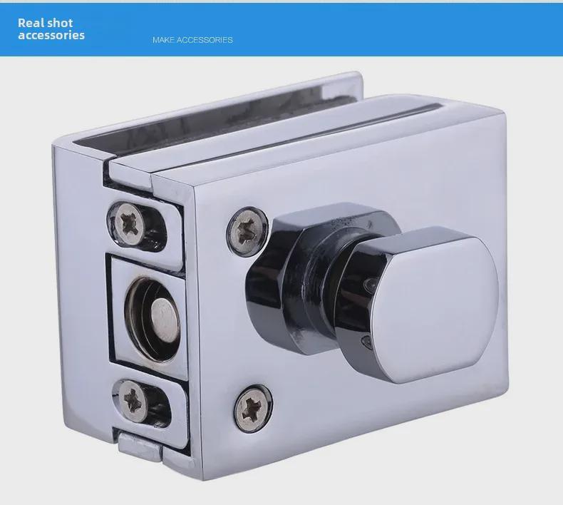 Încuietoare uși din sticlă - Încuietoare de podea cu o singură ușă pentru baie sau toaletă