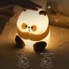 Pat Light Tap Night Light Cute Cartoon   Soft Silicone Stress Relief Tap Light Toy with Battery for Bedroom