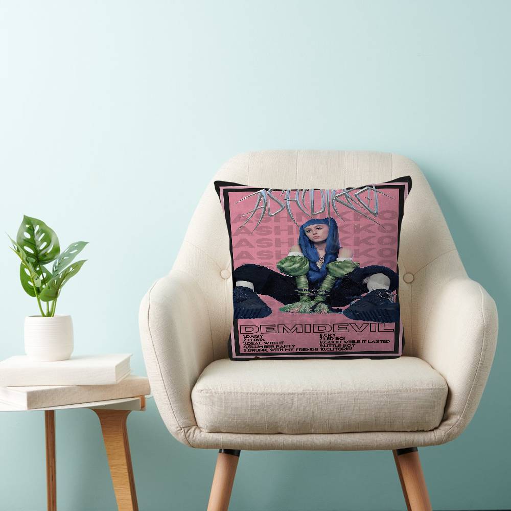 Ashnikko Rapper Pillow Cushion Cover Pillowcase Living Room Sofa Home Decor