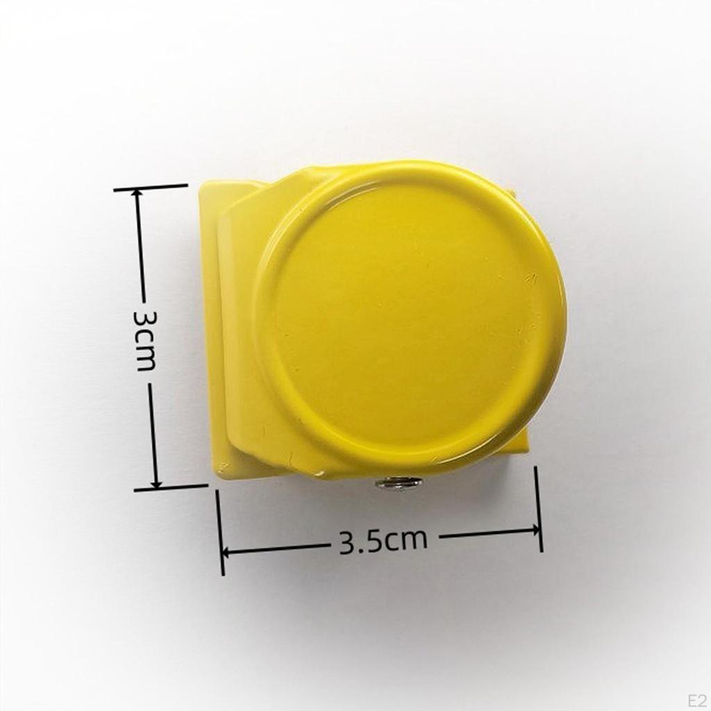9x Magnetic Clips Colorful Fridge Magnets for Classroom Locker Home Kitchen