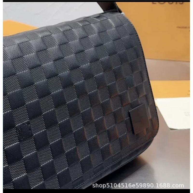 New men's single shoulder, messenger bag, briefcase versatile leather