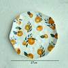 Irregular Retro Dinner Plate Home Restaurant Western Food Steak Cake Dessert Dim Sum Plate Creative Placing Main Dish Plate