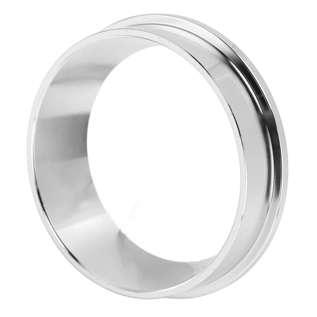 Stainless Steel Coffee Dosing Ring Dosing Funnel Replacement Aviod Mess Waste for Home Cafe Silver 57.5MM