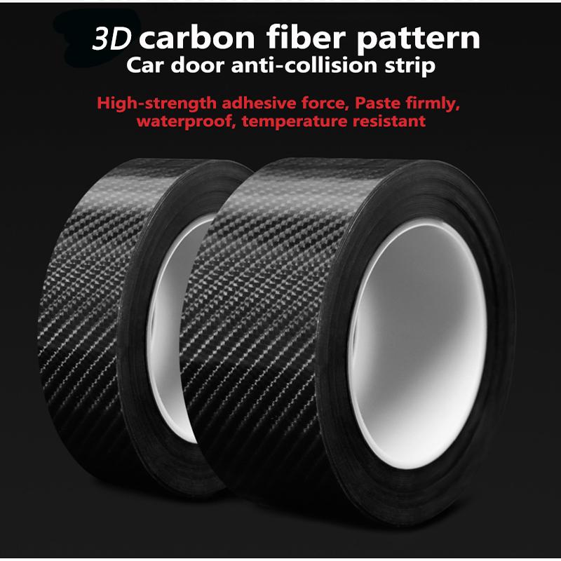 Buy 10/7/5/3M Carbon Fiber Car Sticker Protector Strip Nano Sticker