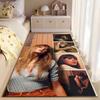 "Midnights Themed Retro Collage" Suitable As a Non-slip Mat for the Living Room or Bedroom Sofa