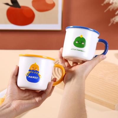Ceramiczny Kubek na Urodziny Dziecka Prezent Kreskówkowy Dinozaur Kubek Pamiątka Reklamowa Prezent Kubek na Wodę Kubek na Imprezę Festiwalową
