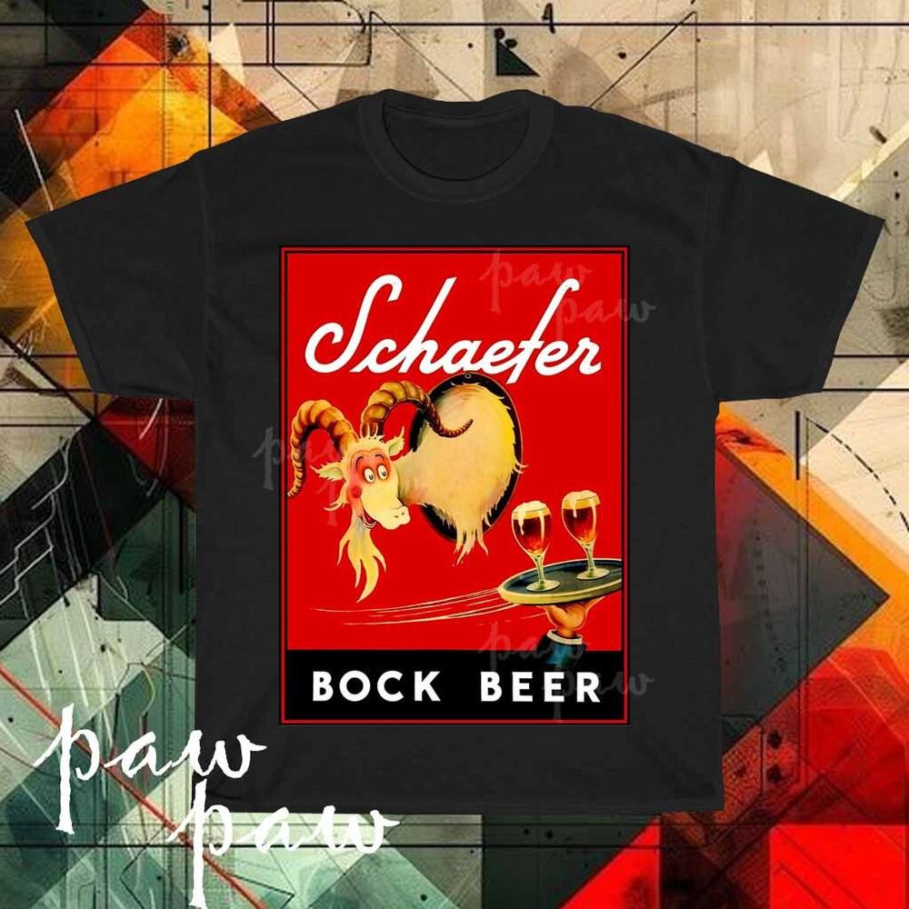 New Schaefer Beer Active Logo Men#039;s Tshirt funny size S to 5XL Unisex T-Shirt S