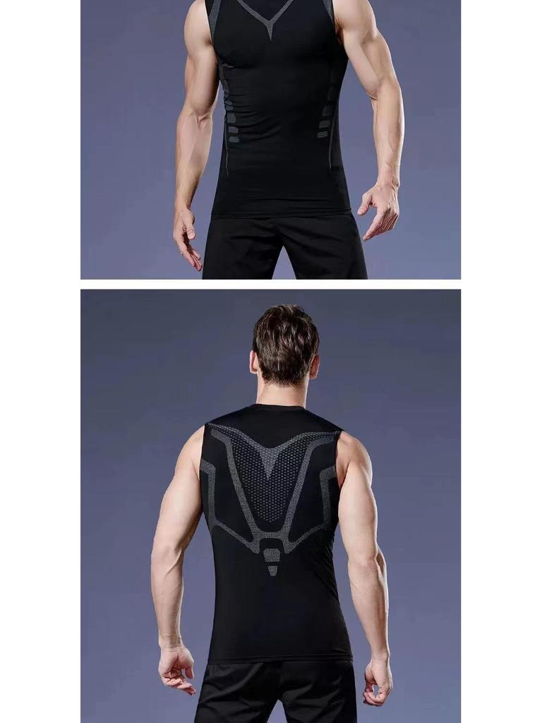 Schnell trocknende, atmungsaktive ärmellose Fitnessweste für das Fußballtraining