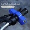 Motorcycle Handlebar Lock Handlebar Brake Handle Solid Lock Imitating Steal Lock Pull Rod ATV Dirt Street Bikes Anti Theft