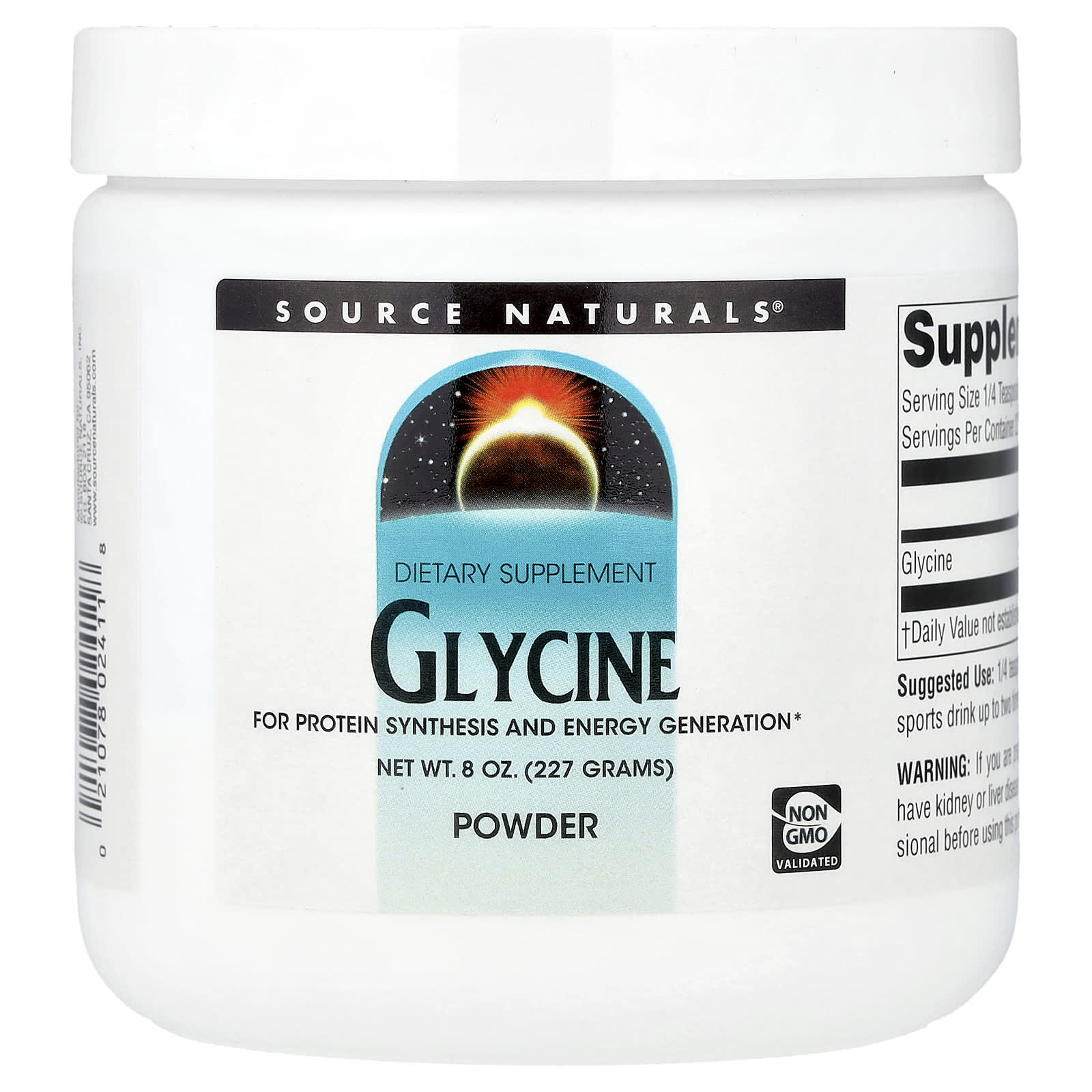 

Source Naturals, Glycine Powder, 8 oz (227 g)