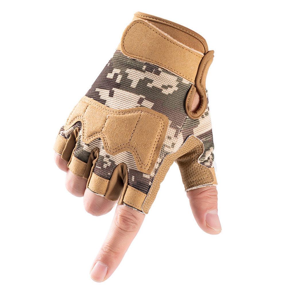 Outdoor Fitness Non-slip Shock Absorption Cycling Autumn Wear-resistant Training Gloves