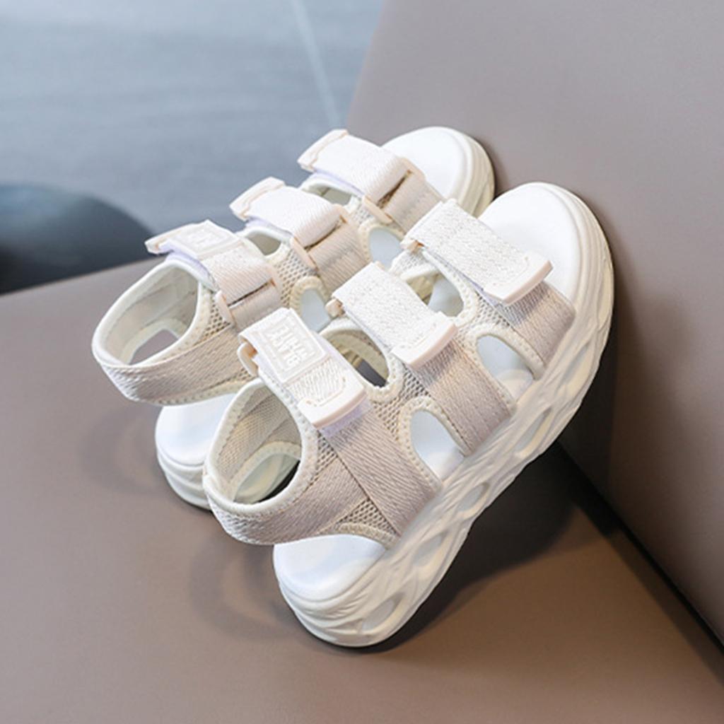 Kids Soft Sole Sandals Adjustable Strap Breathable Mesh Upper Lightweight Sport Sandals for Toddlers and Girls Suitable for Outdoor and Indoor Use