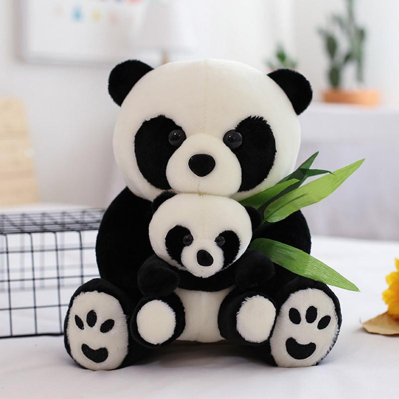 

Мягкая Эластичная И Плюшевая Игрушка Панда Очаровательная Черно-Белая Кукла Зоопарка 30cm/11.81in