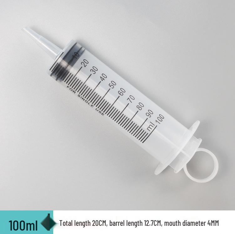 Large Capacity Plastic Syringe Barrel - 60, 100, 150, 250, 500ml for Infusion and Dispensing