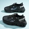 Summer New Men's Breathable Hollow Sports Shoes Men's Vacation Beach Shoes Lightweight Casual Versatile Men's Shoes