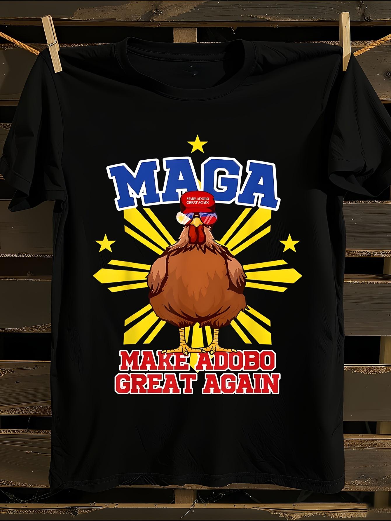 Funny Chicken Adobo Proud Pinoy Filipino T-shirt XXXL
