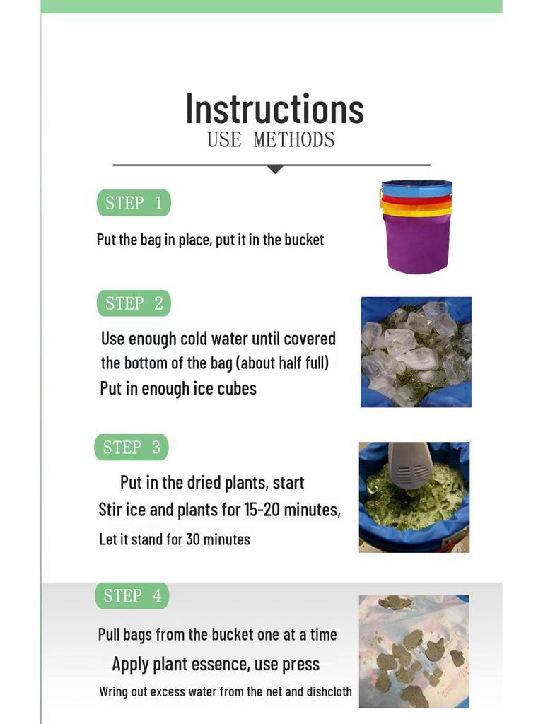 5-Gallon Filter Mesh Bag for Fruit & Chinese Medicine Extract