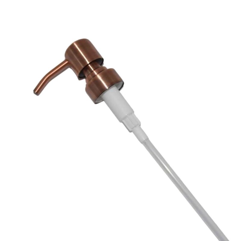 Practical Dispensing Metal Pumps Head Thread Standard Convenient for Cosmetic and Bath Products Daily Casual Use