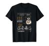 STAR WARS The Force Awakens BB-8 Retro Schematic Chest Logo T-Shirt